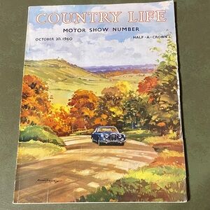 COUNTRY LIFE MAGAZINE MOTOR SHOW NUMBER Vintage Ads October 20, 1960